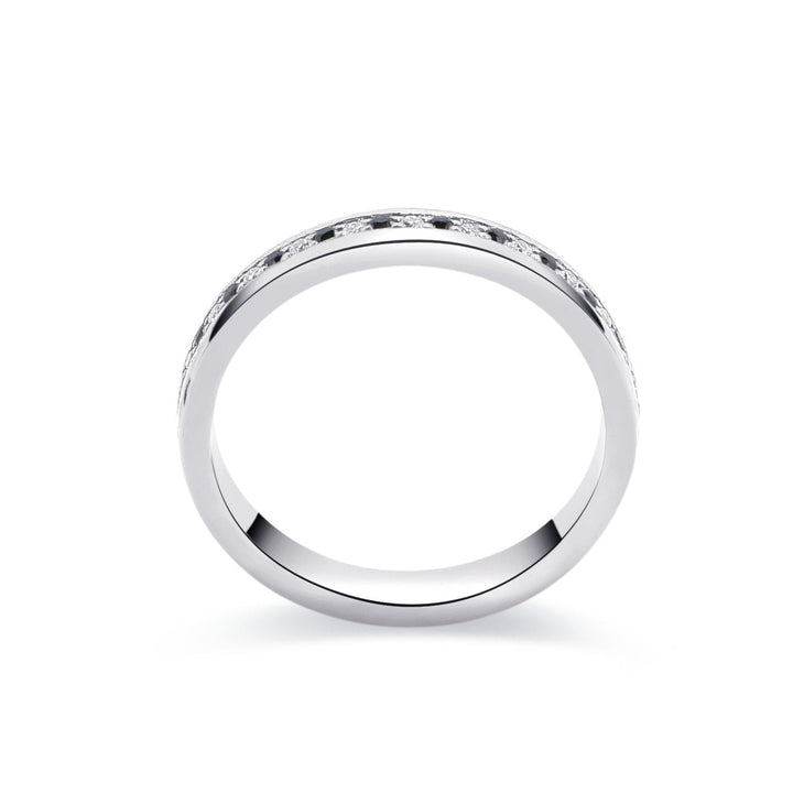 0.24Ct White Gold Full Eternity Ring - MoonClosing