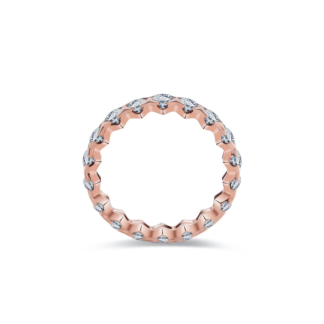 1.8Ct Eternity Ring Paved with Diamonds